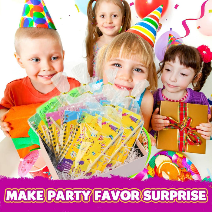16 Pack Scratch Rainbow Art Crafts Notebook