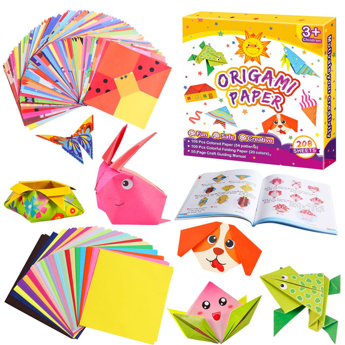 Pigipigi Kids Craft Origami Paper Kit for Kids (Cartoon)