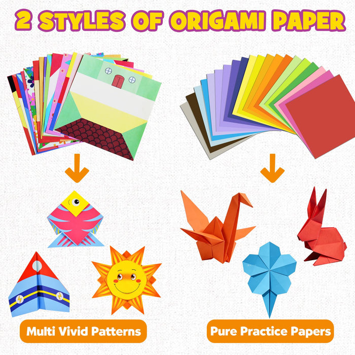 Pigipigi Kids Craft Origami Paper Kit for Kids (Cartoon)