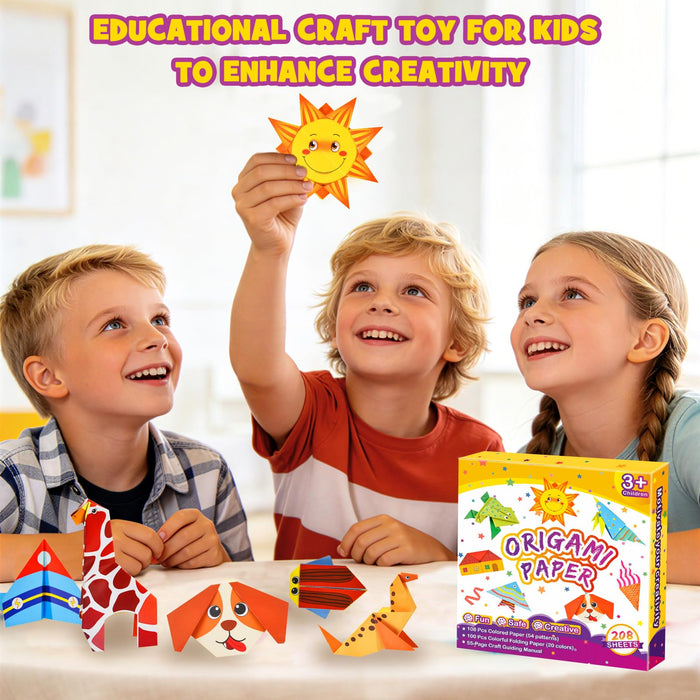 Pigipigi Kids Craft Origami Paper Kit for Kids (Cartoon)