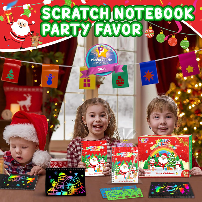 24 Pack Christmas Party Favors Goodie Bag Stuffers for Kids(Christmas)