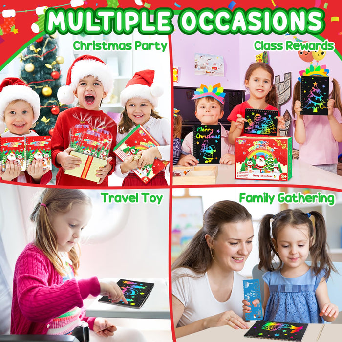 24 Pack Christmas Party Favors Goodie Bag Stuffers for Kids(Christmas)