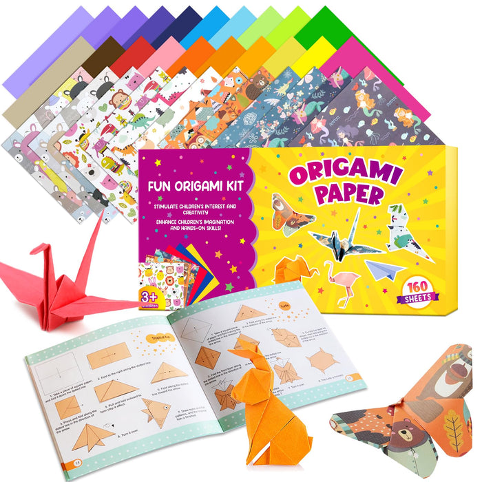 Pigipigi Kids Craft Origami Paper Kit for Kids(Forest)