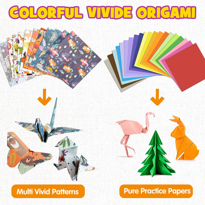 Pigipigi Kids Craft Origami Paper Kit for Kids(Forest)
