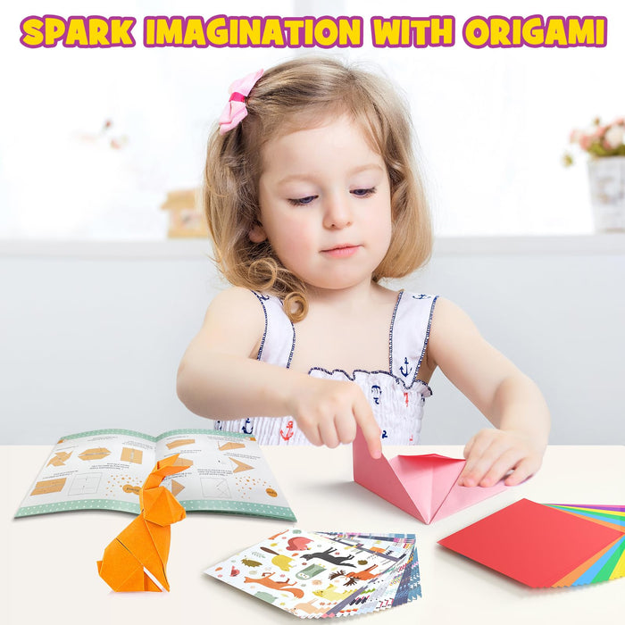 Pigipigi Kids Craft Origami Paper Kit for Kids(Forest)