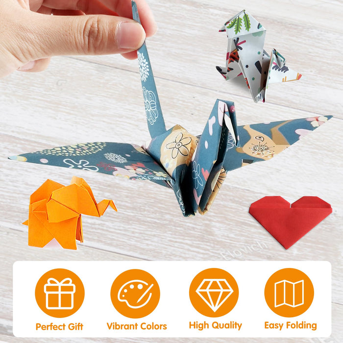 Pigipigi Kids Craft Origami Paper Kit for Kids(Forest)