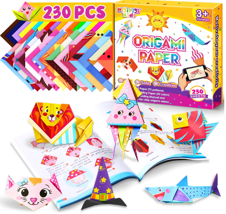 Pigipigi Kids Craft Origami Paper Kit for Kids (Cartoon)