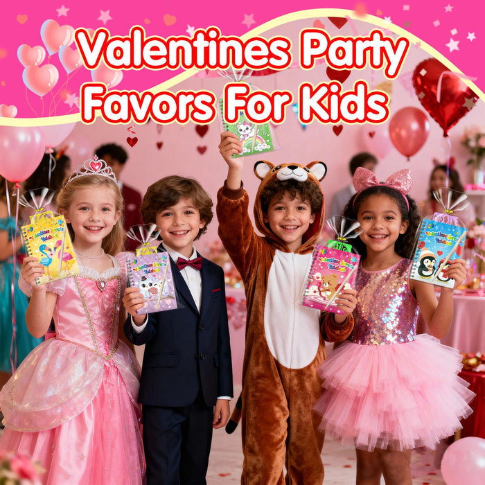 24 Pack Valentines Party Favors Goodie Bag Stuffers for Kids  (Valentines)
