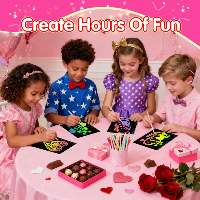 24 Pack Valentines Party Favors Goodie Bag Stuffers for Kids  (Valentines)